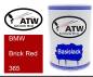 Preview: BMW, Brick Red, 365: 500ml Lackdose, von ATW Autoteile West.